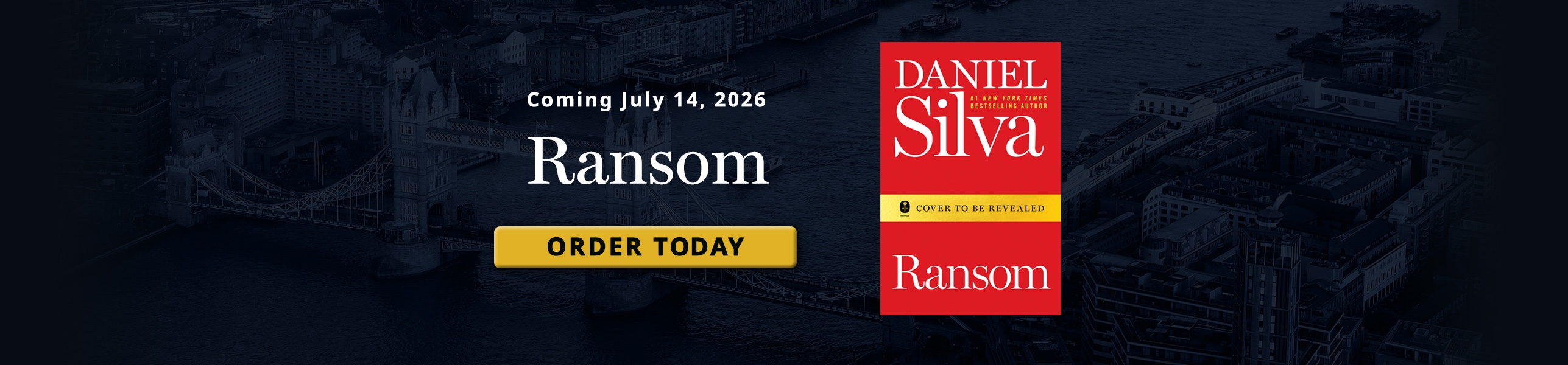 Ransom by Daneil Silva, On sale July 14, 2026